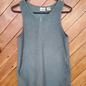 L.L.Bean Grey Kids Fleece Dress